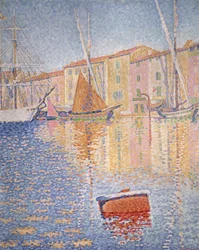 Die rote Boje, Saint Tropez, 1895